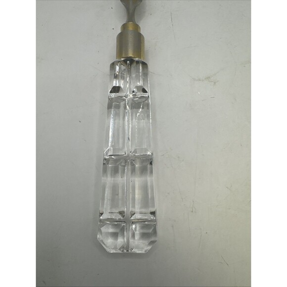 2 Vintage Crystal And Antler Or bone Letter Mail Opener Japan - Picture 5 of 11